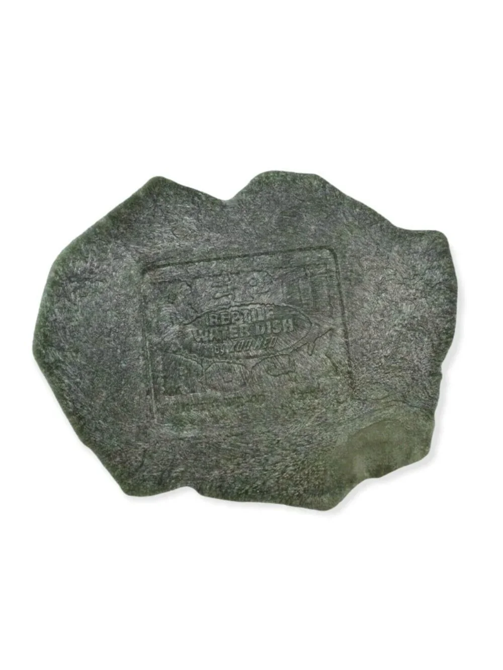 Zoo Med Large Non Porous Rock Reptile Gray Water Dish New